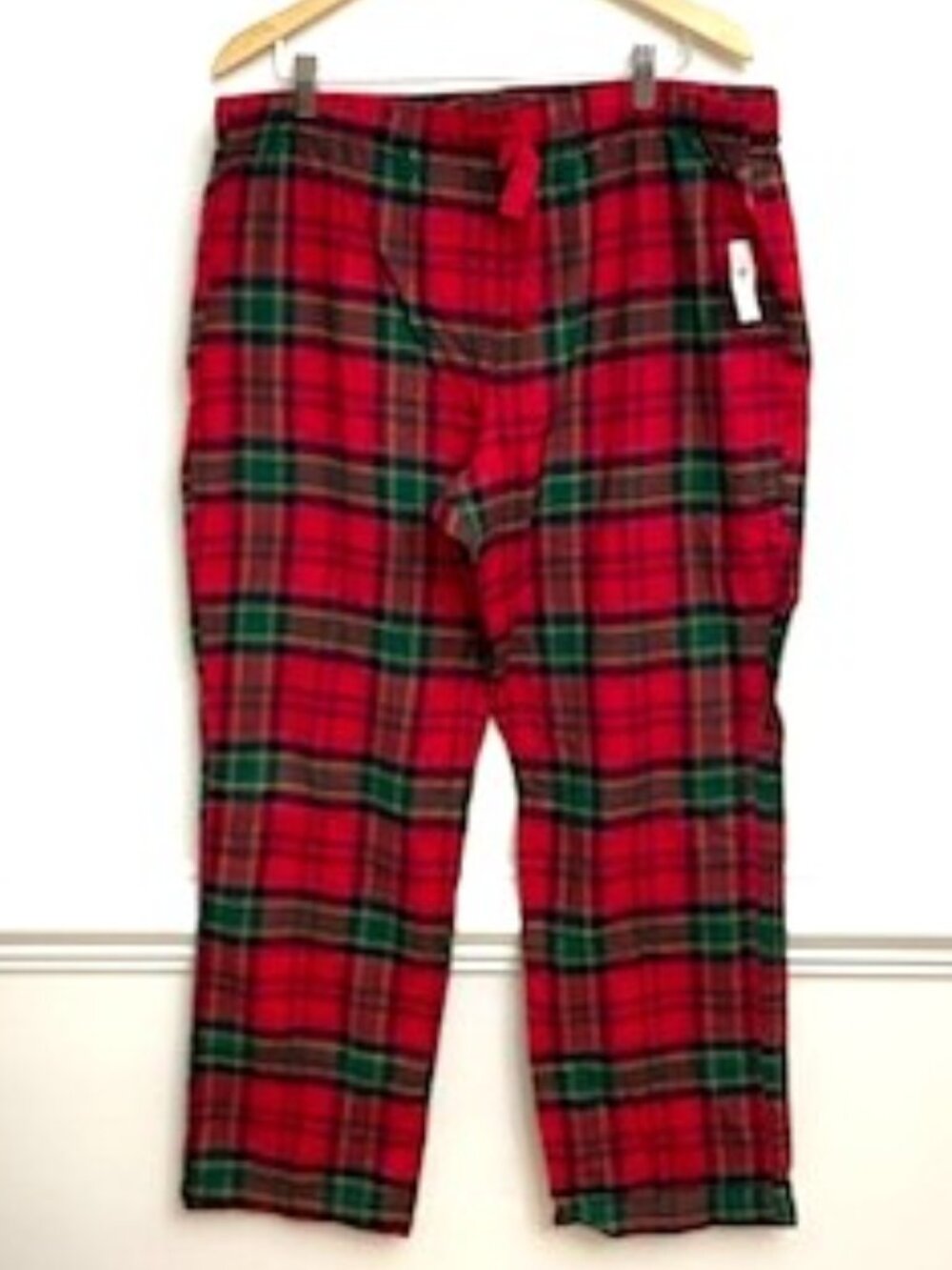 Old Navy Pajama Pants Women's Size XL Red Tartan Plaid Classic Holiday Christmas